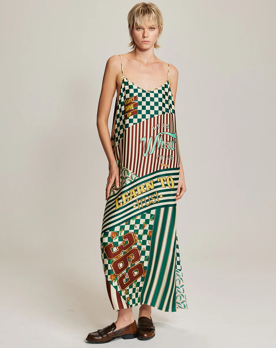 ME369 Olivia Camisole Dress SPORTY JADE