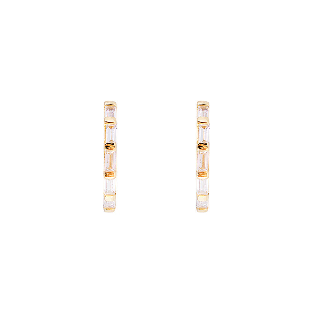 FAIRLEY Crystal Baguette Midi Hoop