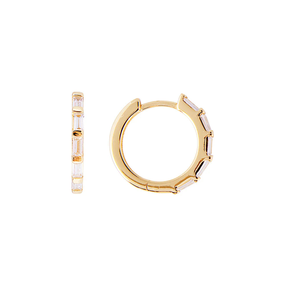 FAIRLEY Crystal Baguette Midi Hoop