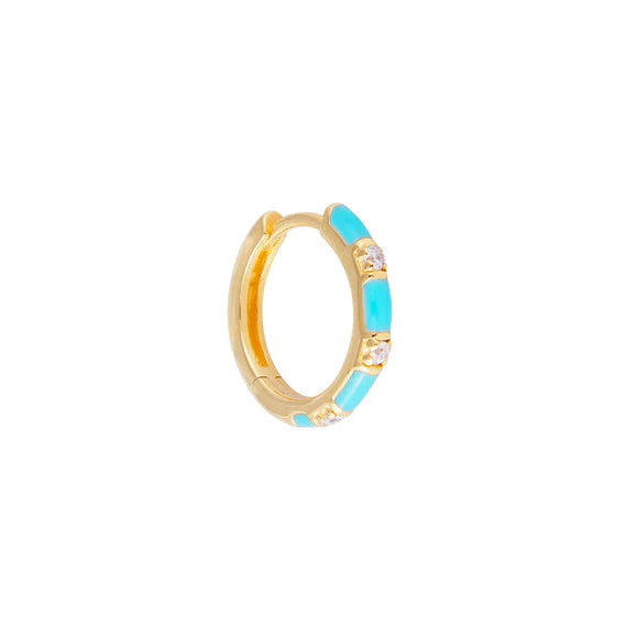 FAIRLEY St Tropez Midi Hoops TURQUOISE