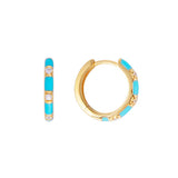 FAIRLEY St Tropez Midi Hoops TURQUOISE