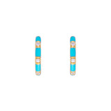 FAIRLEY St Tropez Midi Hoops TURQUOISE