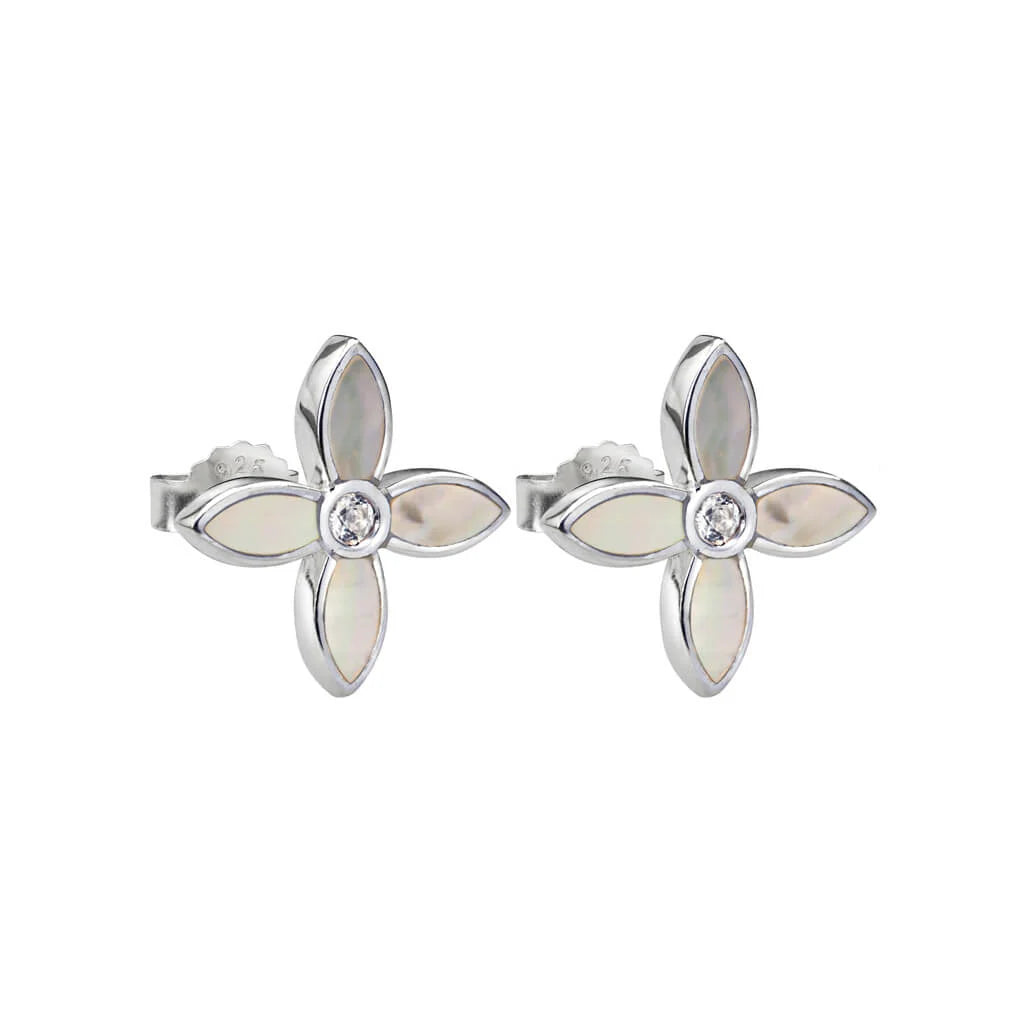 MURKANI Desert Flower Mini Stud SILVER