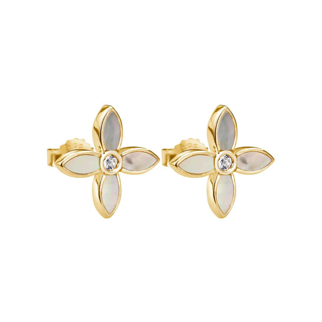 MURKANI Floral Stud GOLD