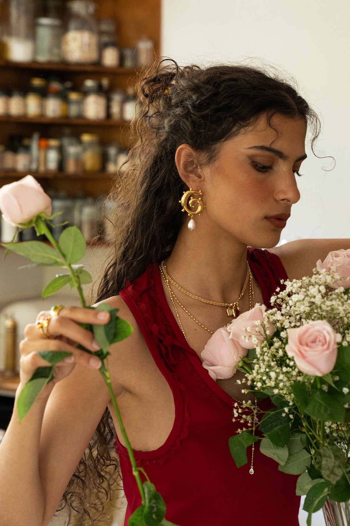 MOUNTAIN & MOON Freya Earrings GOLD