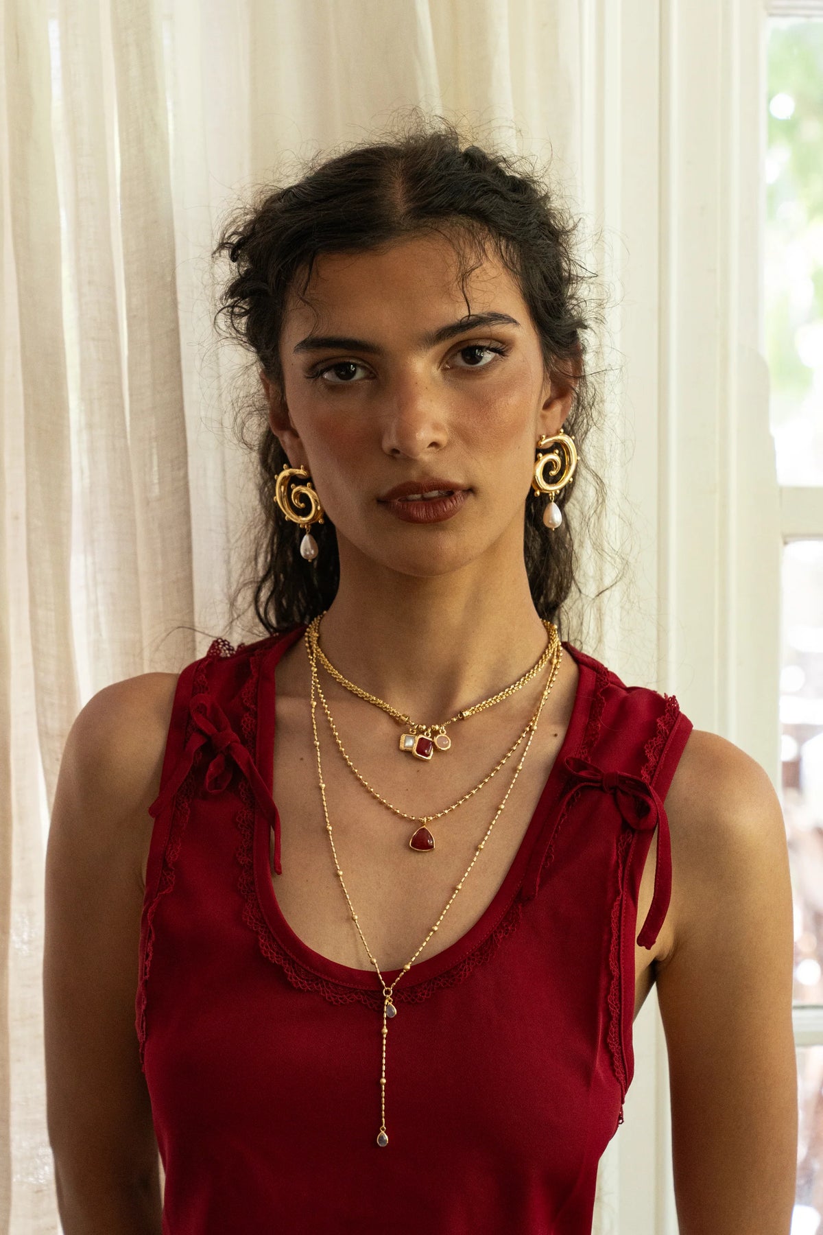MOUNTAIN & MOON Freya Earrings GOLD