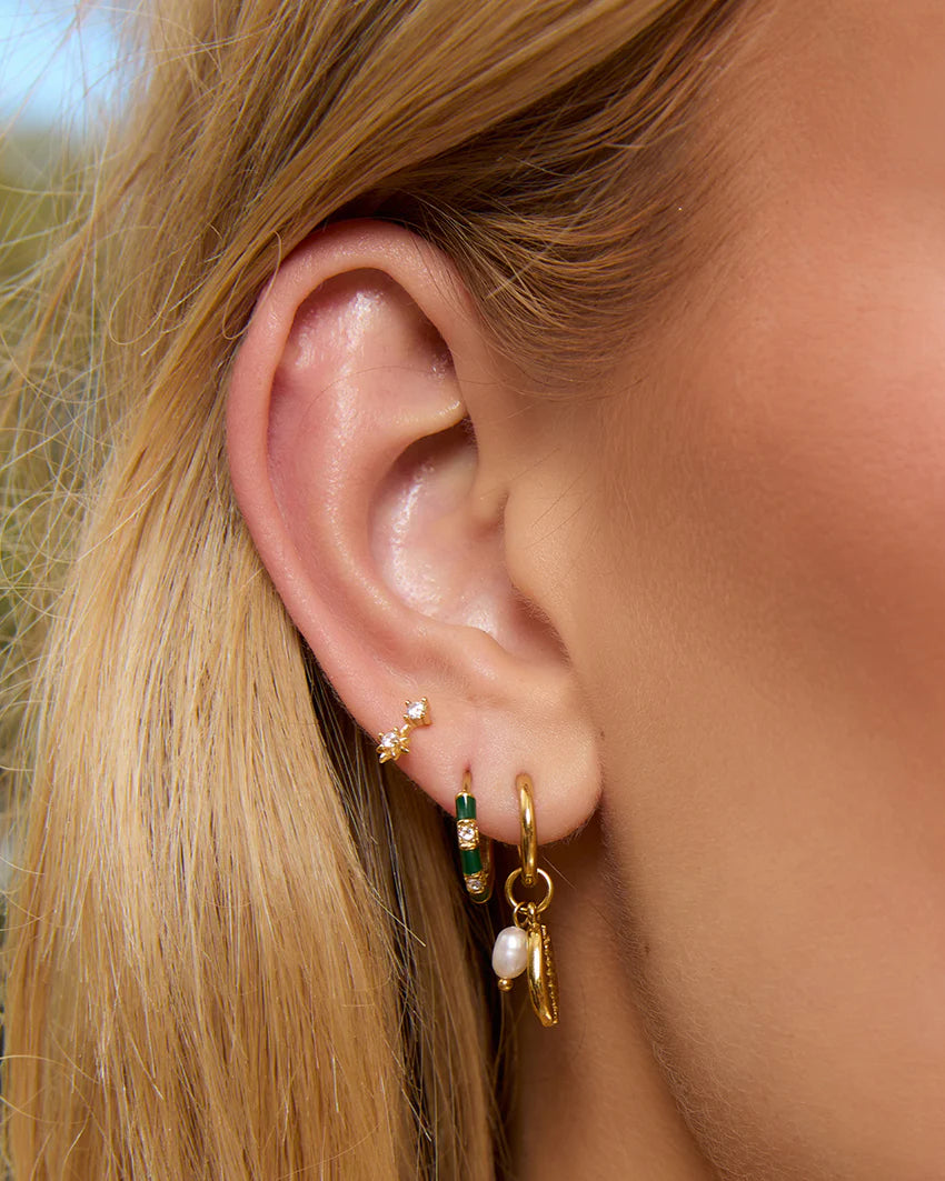 Arms of Eve Coralie Pearl Earrings