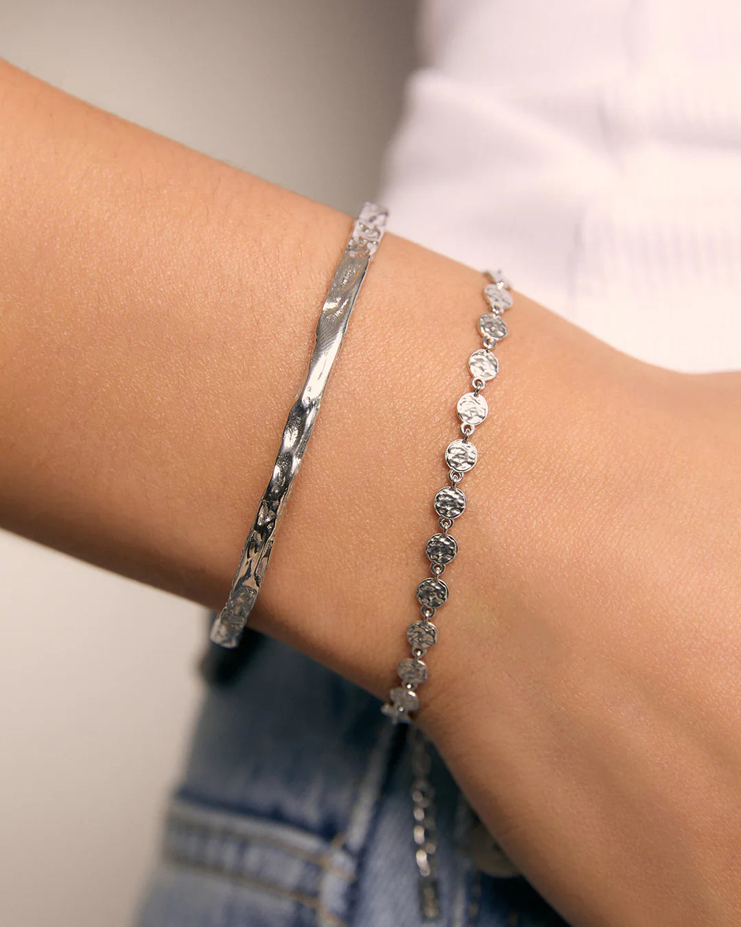 Arms of Eve Atlas Bracelet SILVER