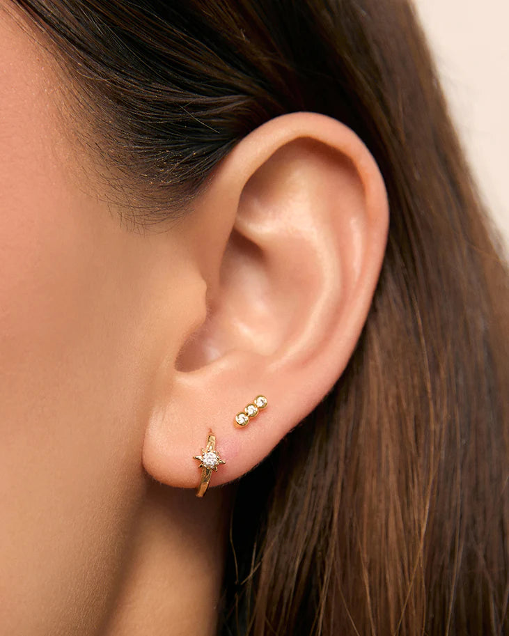 Arms of Eve Caitlin Flat Back Earrings GOLD