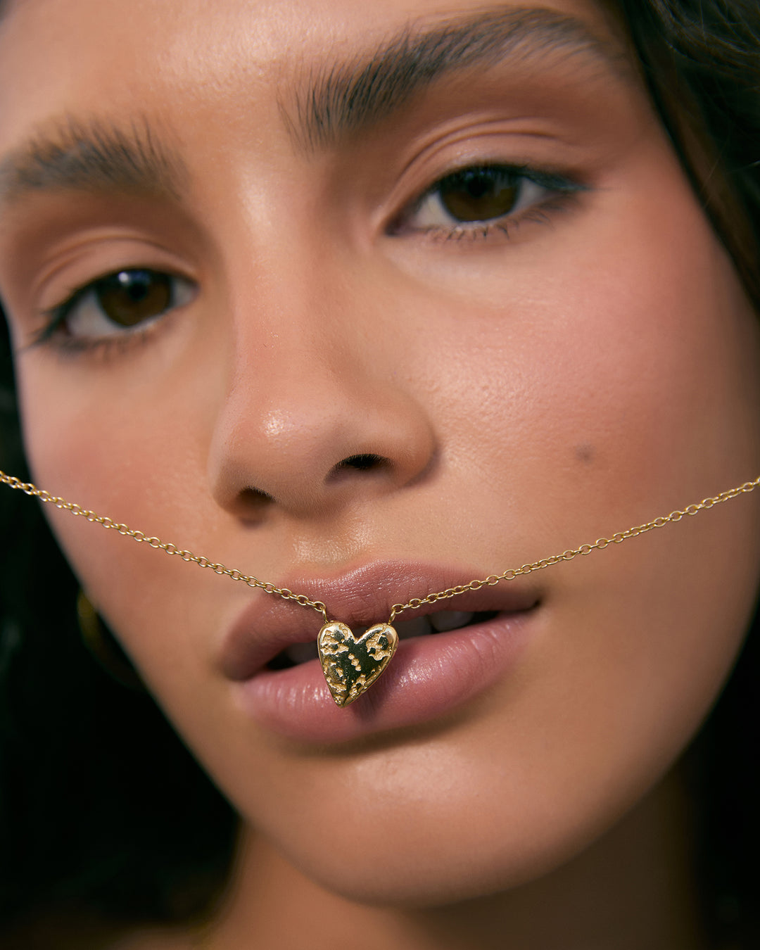 Arms of Eve Honey Heart Necklace