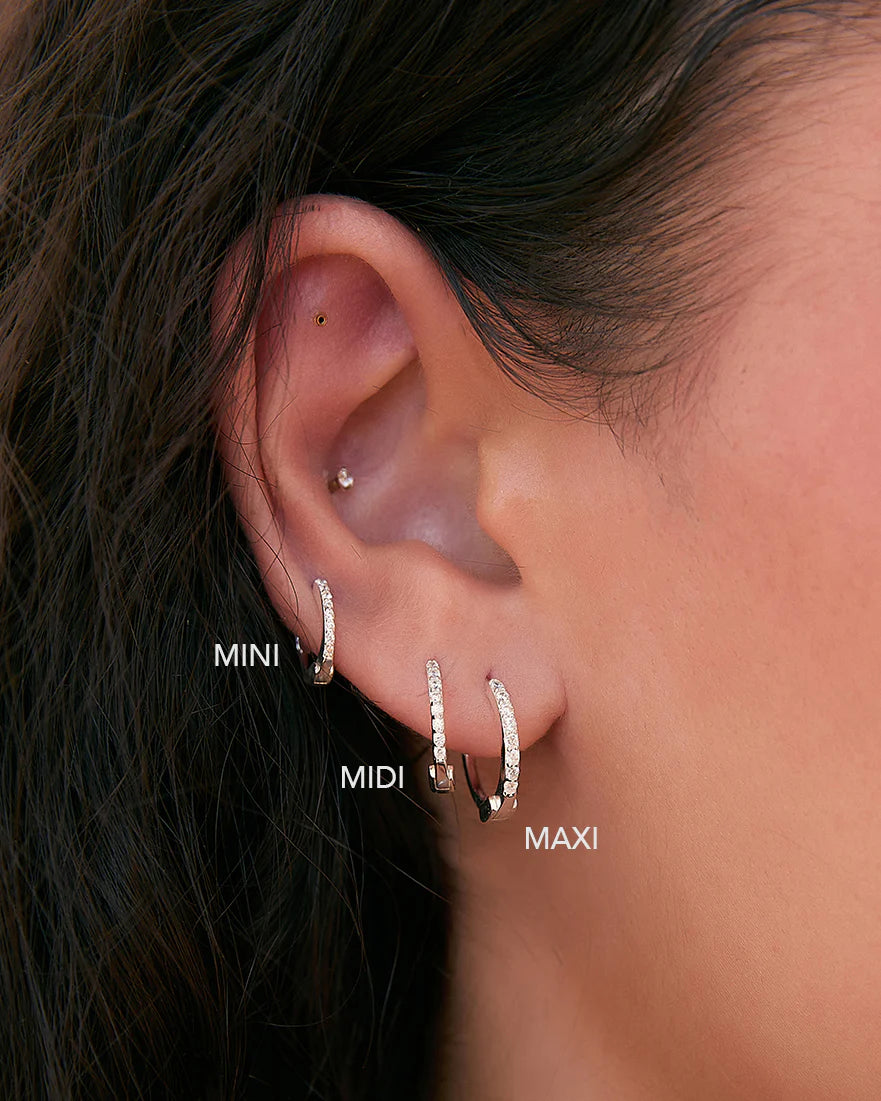 Arms of Eve Tabitha Earrings MIDI SILVER