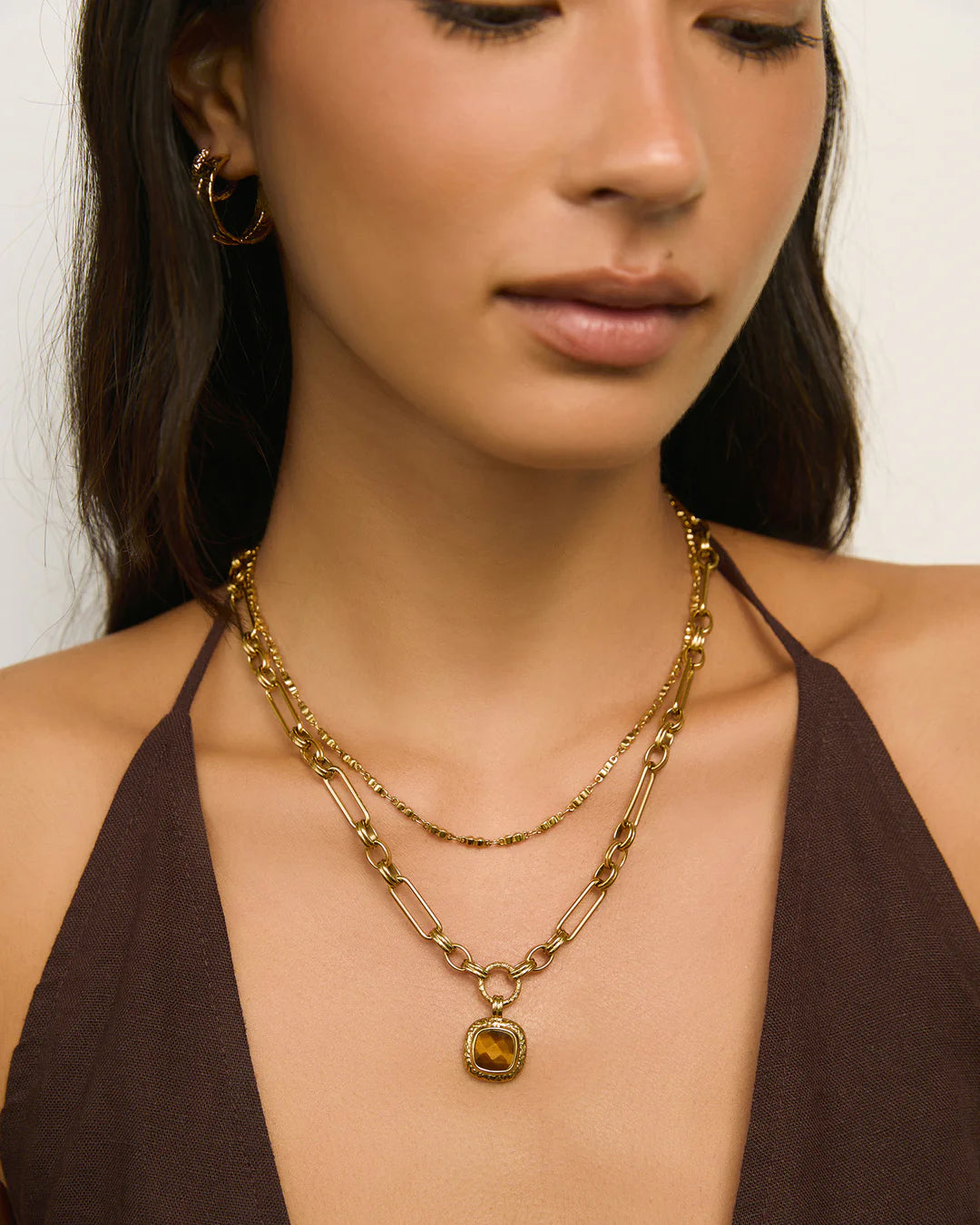 Arms of Eve Mason Necklace TIGERS EYE