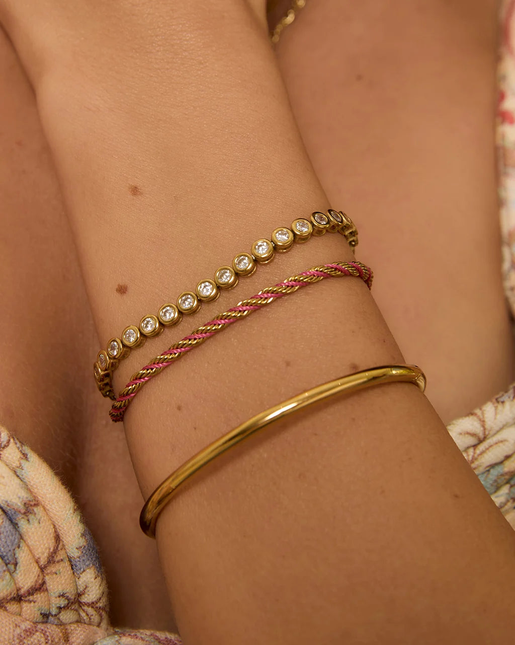 Arms of Eve Winona Bracelet GOLD STONE