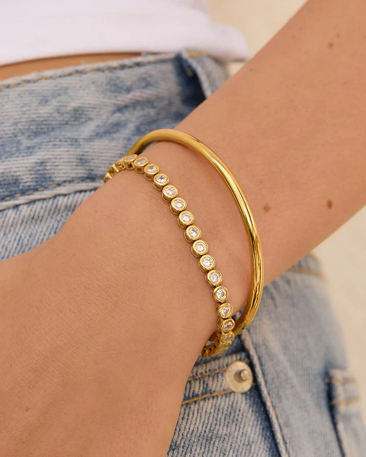 Arms of Eve Winona Bracelet GOLD STONE