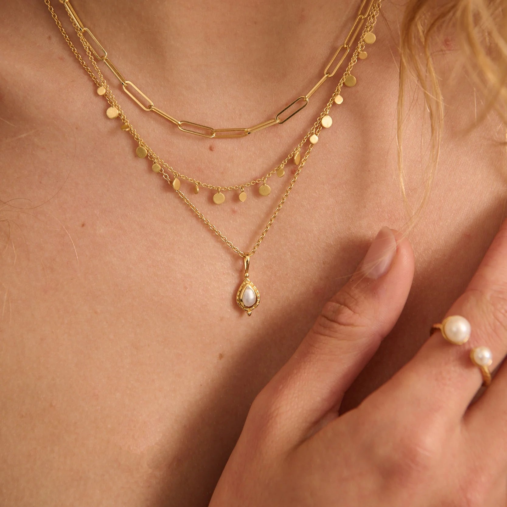 MURKANI June Birthstone Charm PEARL