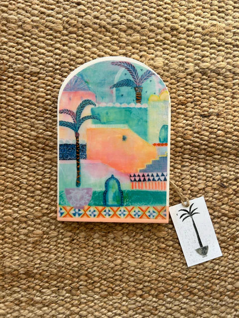 SUE FANTINI Large Arch Tile MAGIC MOROCCO