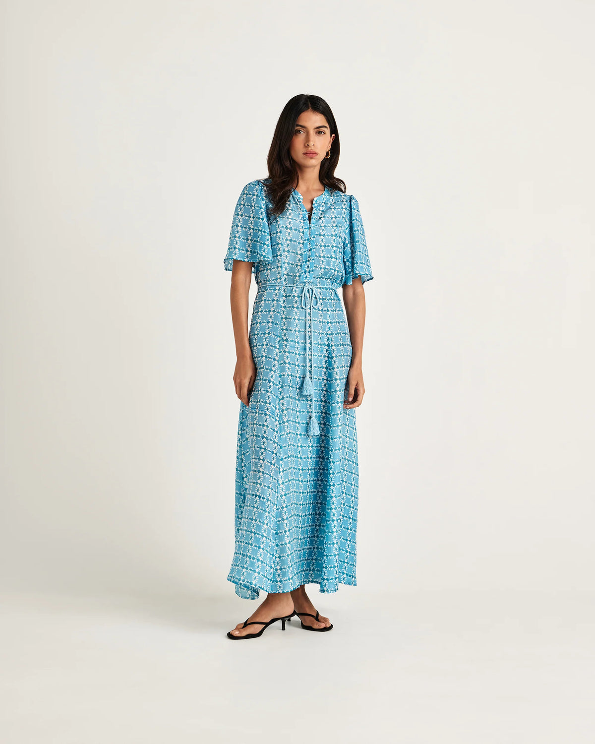 CHAMELI Mallika Maxi Dress BLUE NAZAR