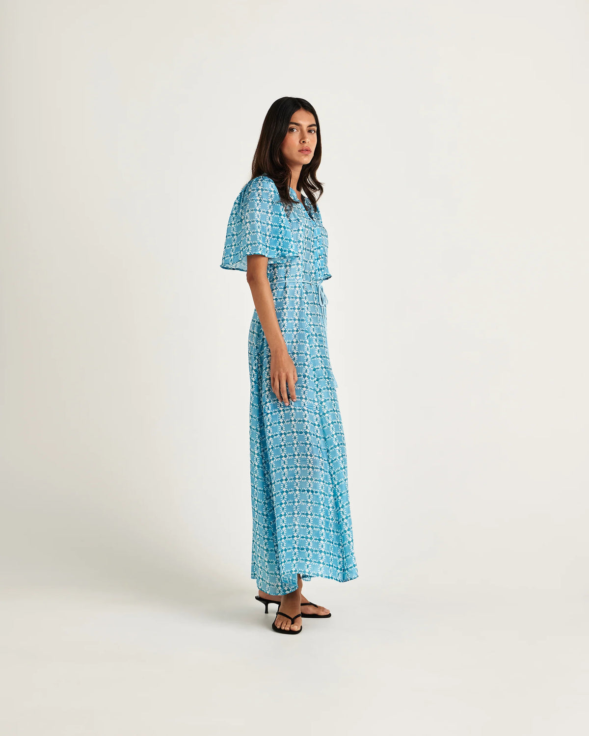 CHAMELI Mallika Maxi Dress BLUE NAZAR