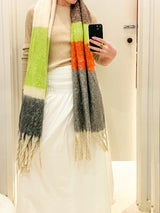 Hunter Scarf LIME + ORANGE