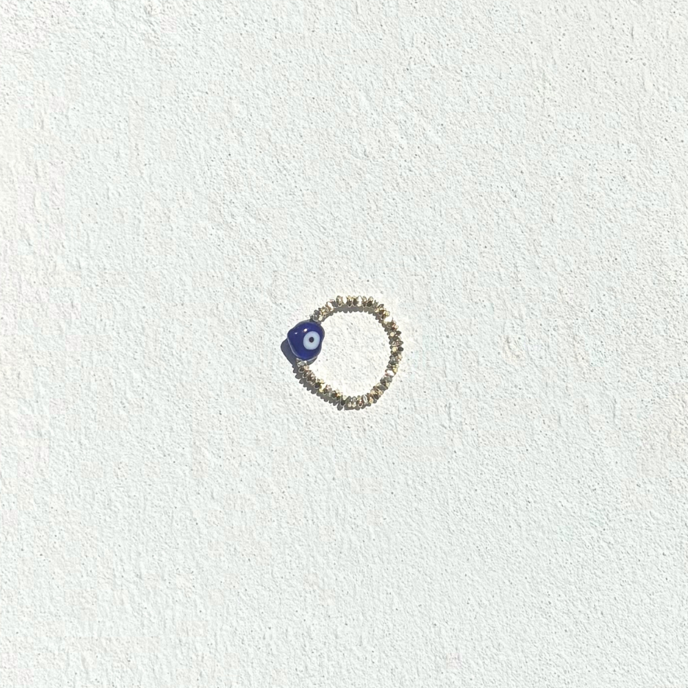 HEI TAI Gold Mati Ring GREEK EYE