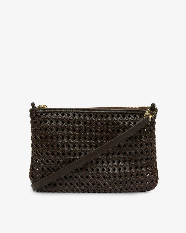 ARLINGTON MILNE Molly Crossbody Bag CHOCOLATE