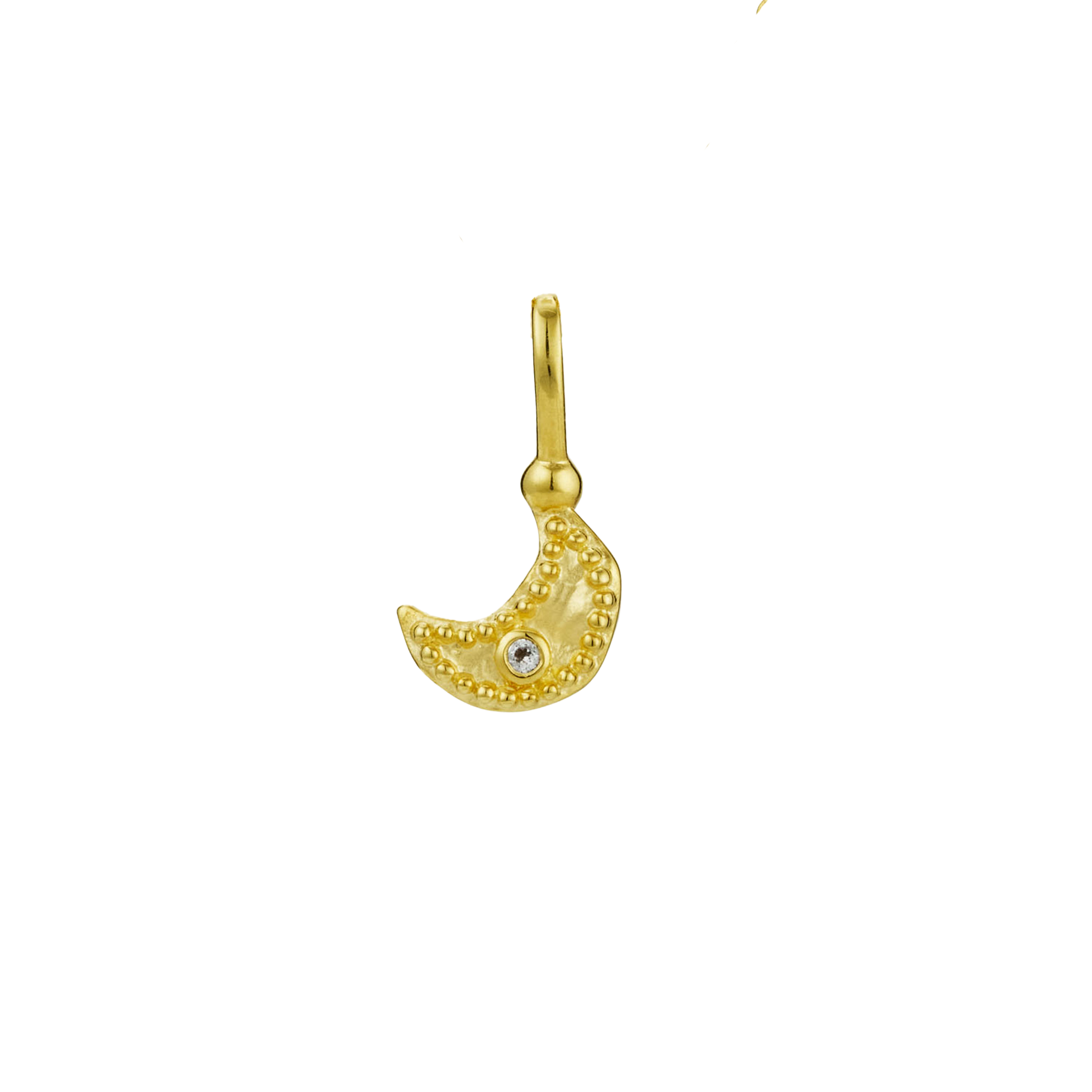 MURKANI Night Sky Moon Charm Necklace GOLD