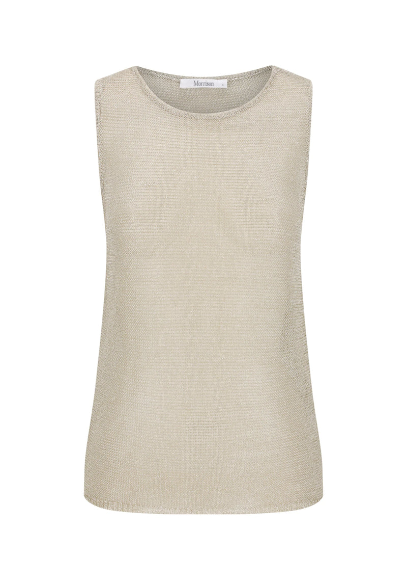 MORRISON Dita Knit Tank CHAMPAGNE