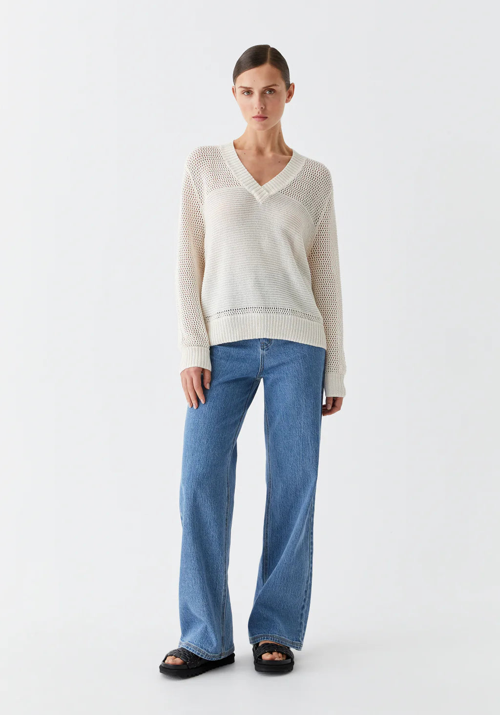 MORRISON Emme Knit Pullover MILK