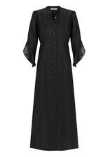 MORRISON Esther Linen Dress BLACK