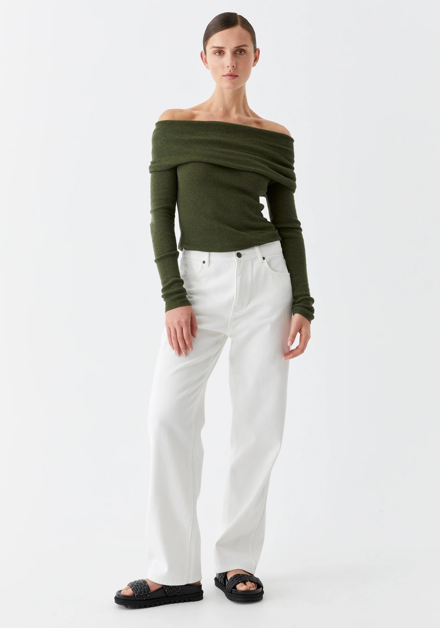 MORRISON Jules Knit Pullover MOSS