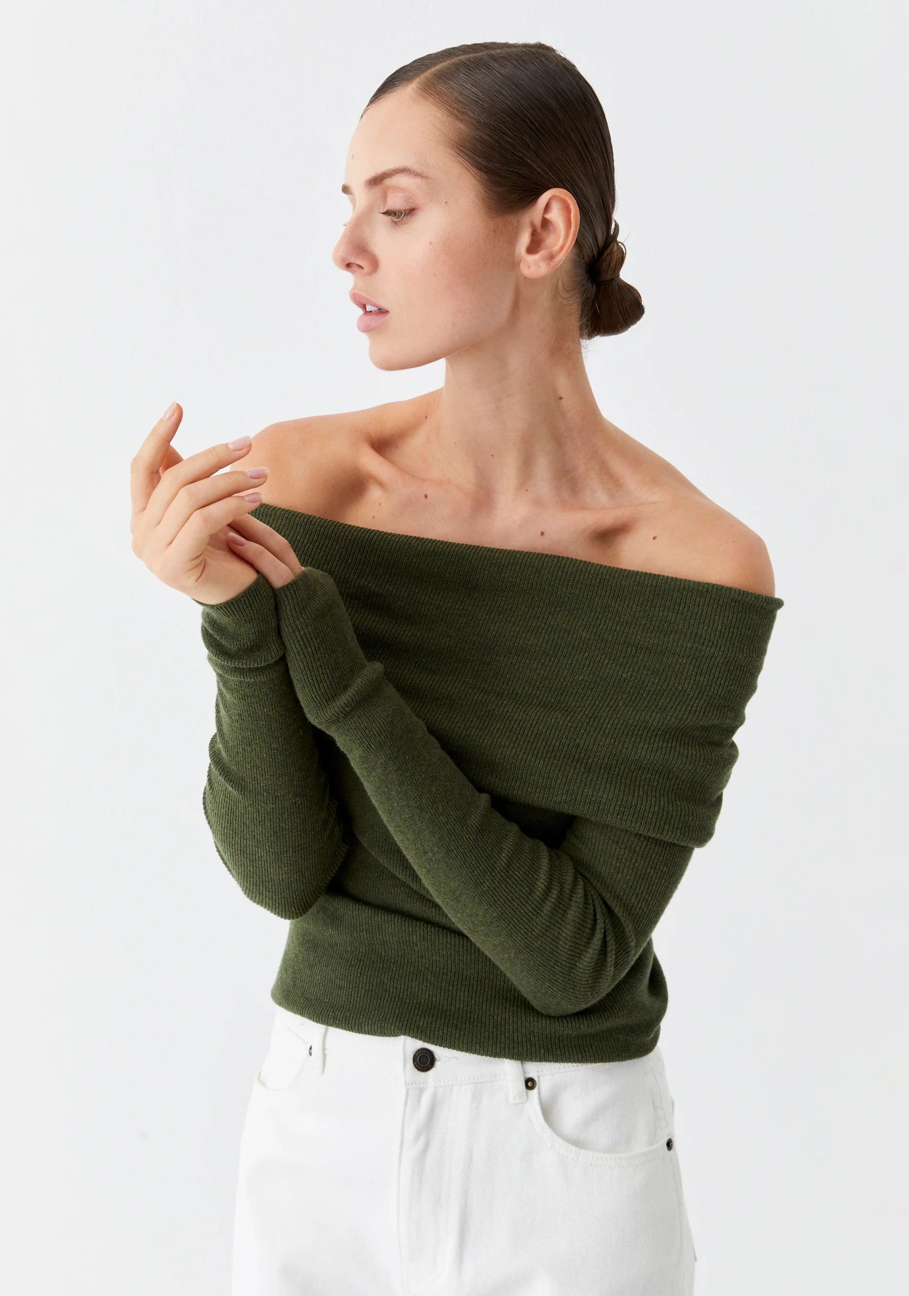 MORRISON Jules Knit Pullover MOSS