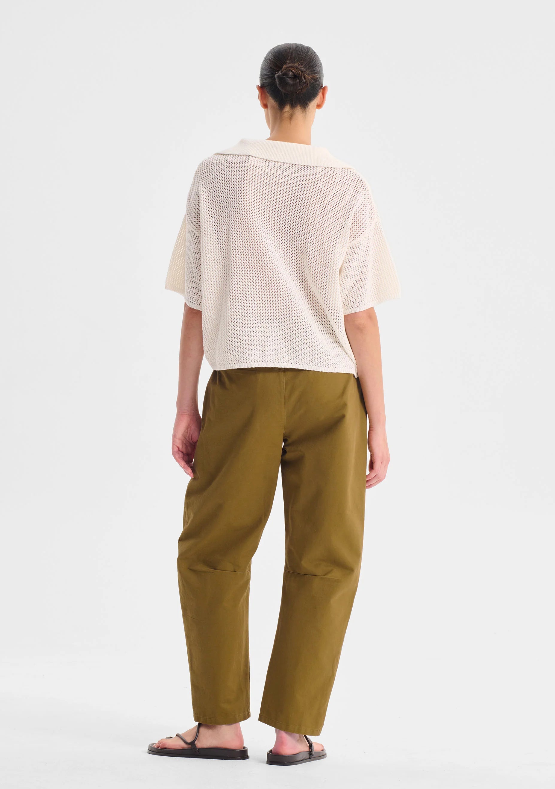 MORRISON Chiara Knit Top WHITE