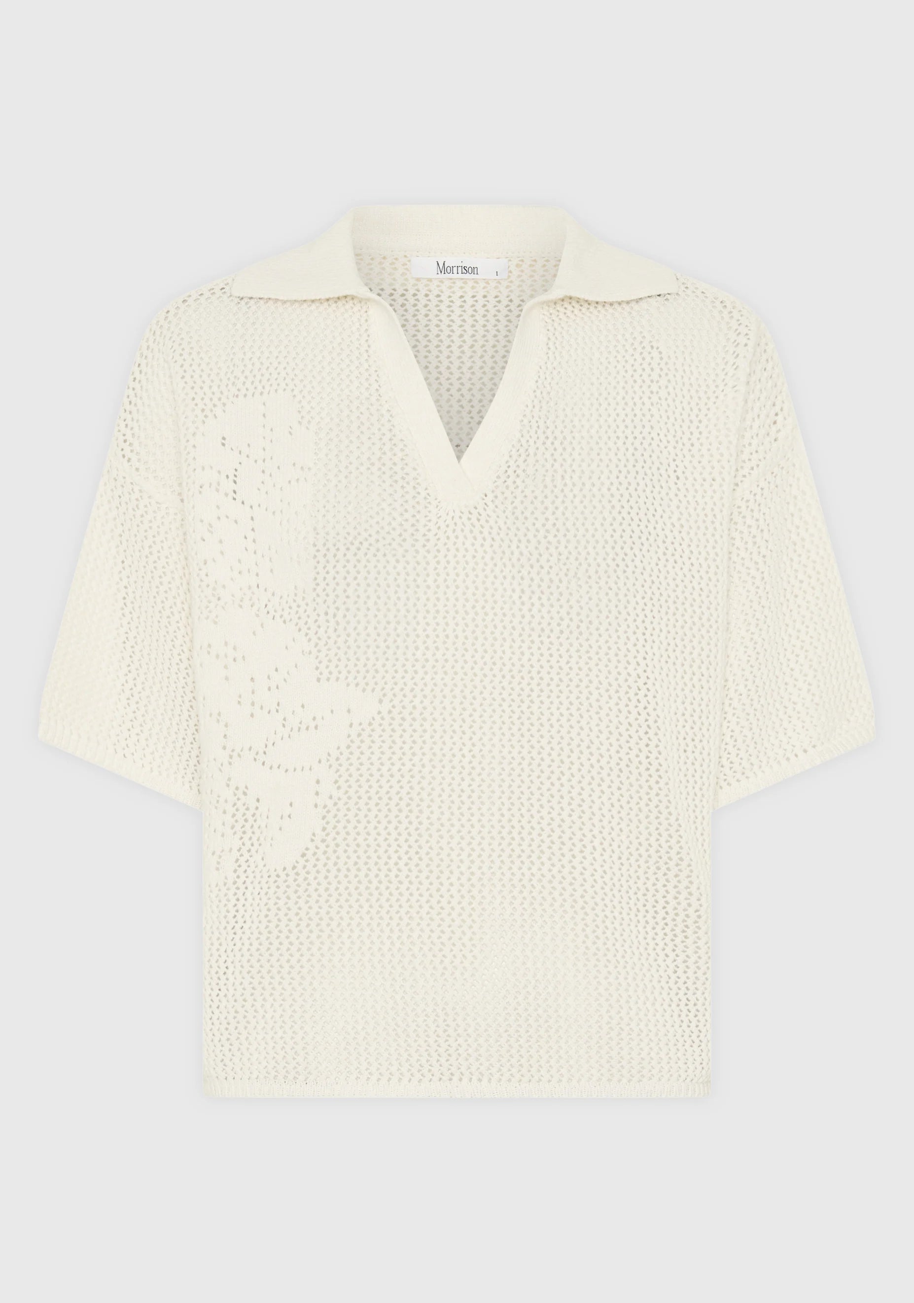 MORRISON Chiara Knit Top WHITE
