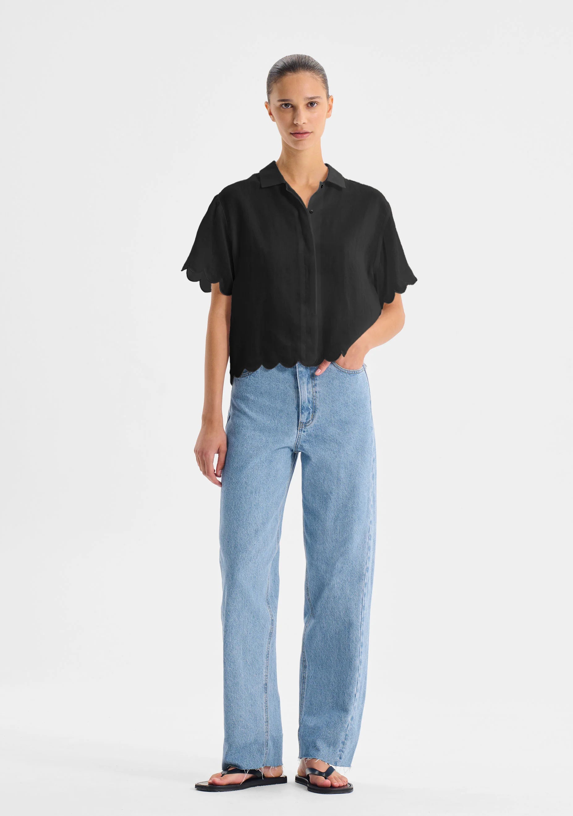 MORRISON Constance S/S Shirt BLACK