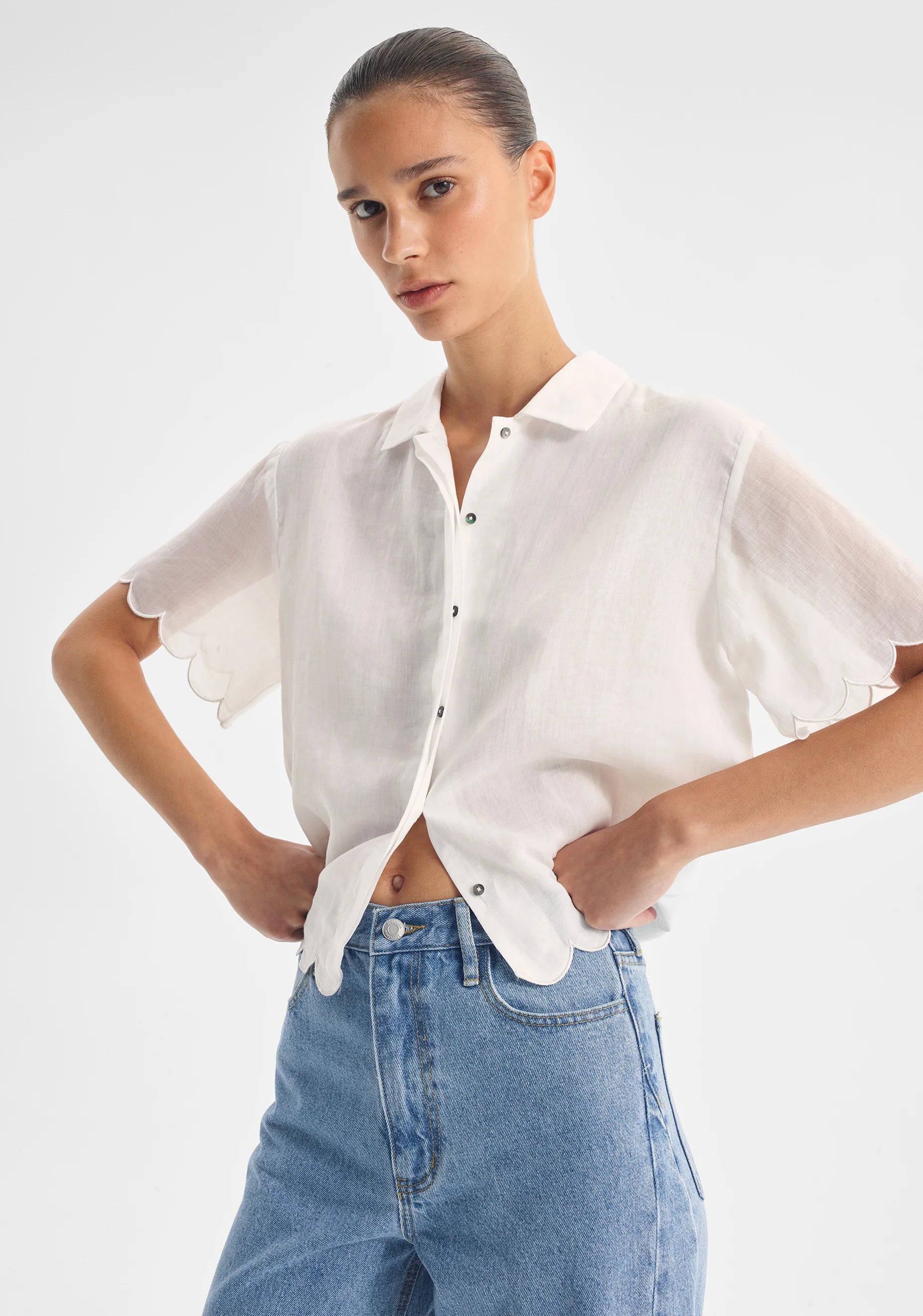 MORRISON Constance S/S Shirt WHITE