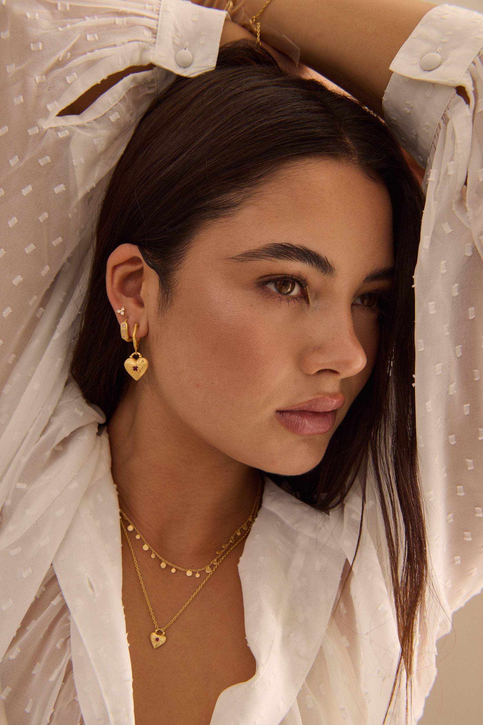 MURKANI Love you Small Heart Necklace GOLD