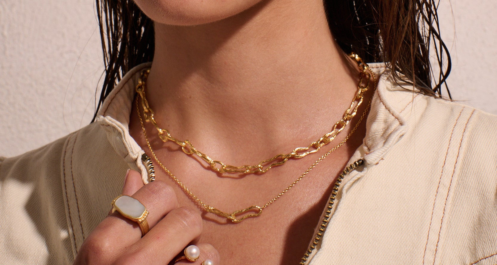 MURKANI Eterna Interlink Necklace GOLD