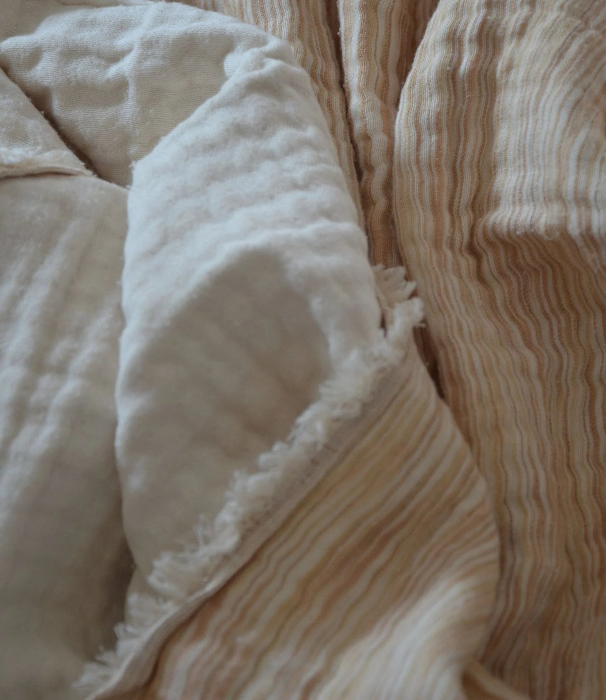 PATARA Organic Muslin Cotton Blanket HONEY