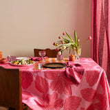 BONNIE & NEIL Napkins Set 4 BIG STRIPE CERISE