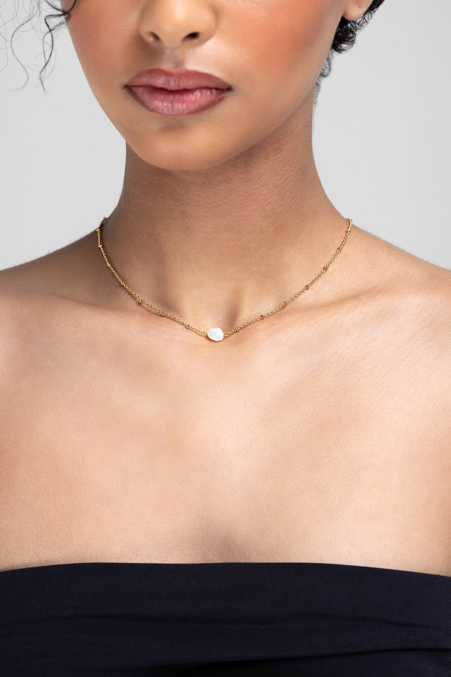 LIBERTE Mary Necklace GOLD