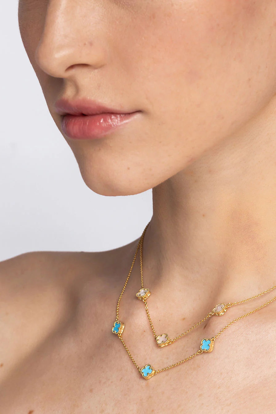 LIBERTE Duchess Necklace OCEAN GOLD