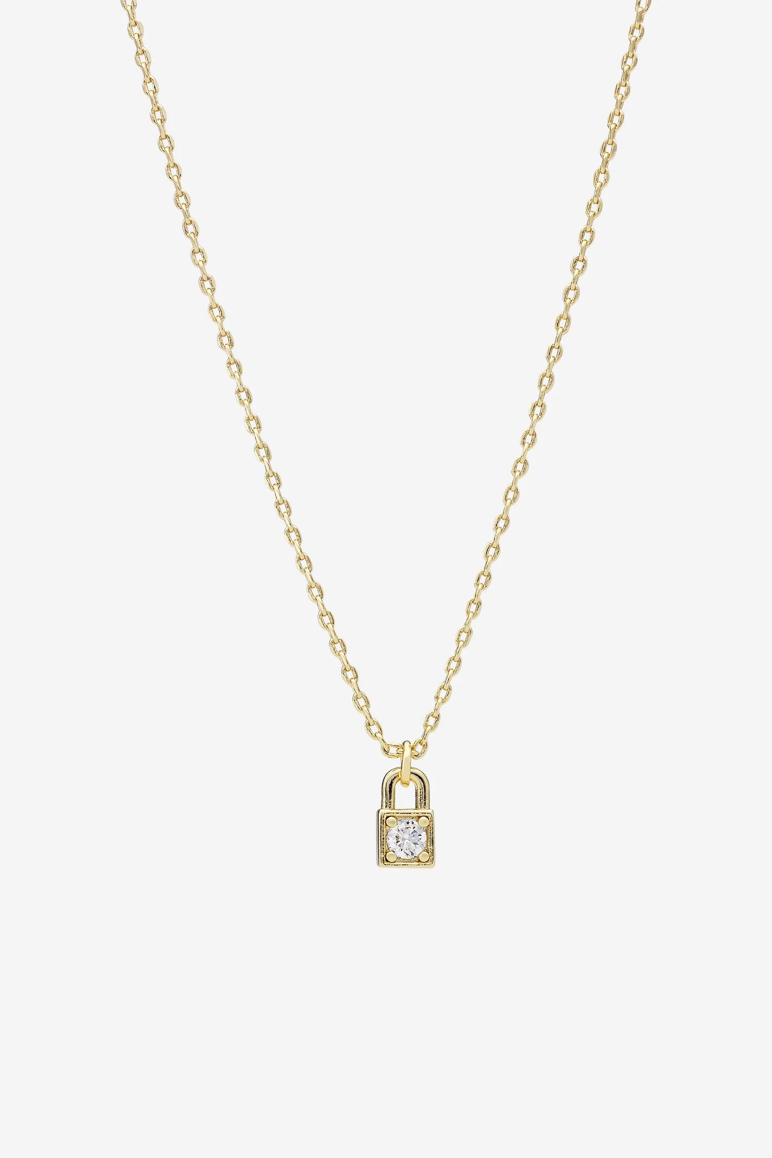 LIBERTE Penny Locket Necklace GOLD