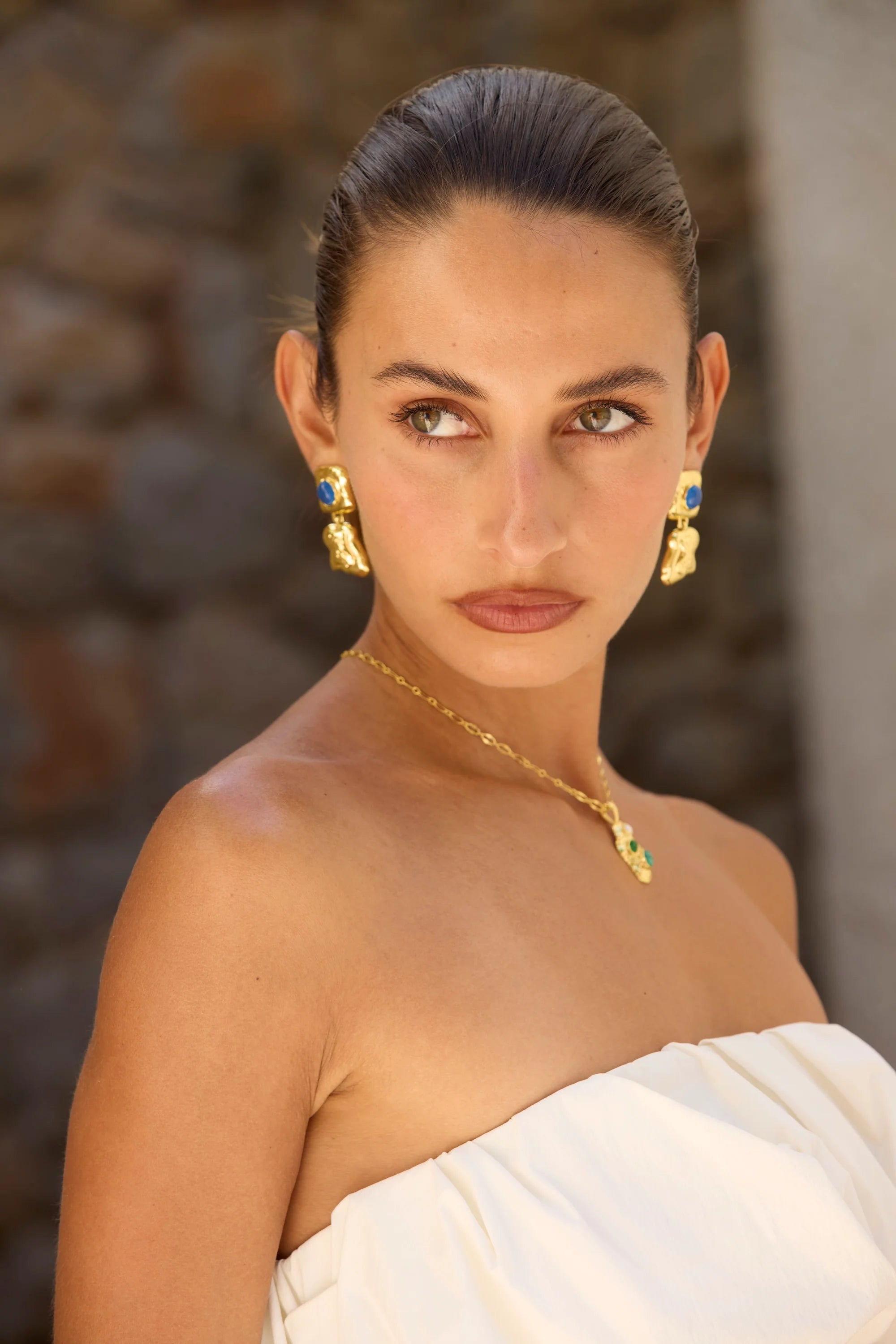 MOUNTAIN & MOON Dominique Earrings GOLD