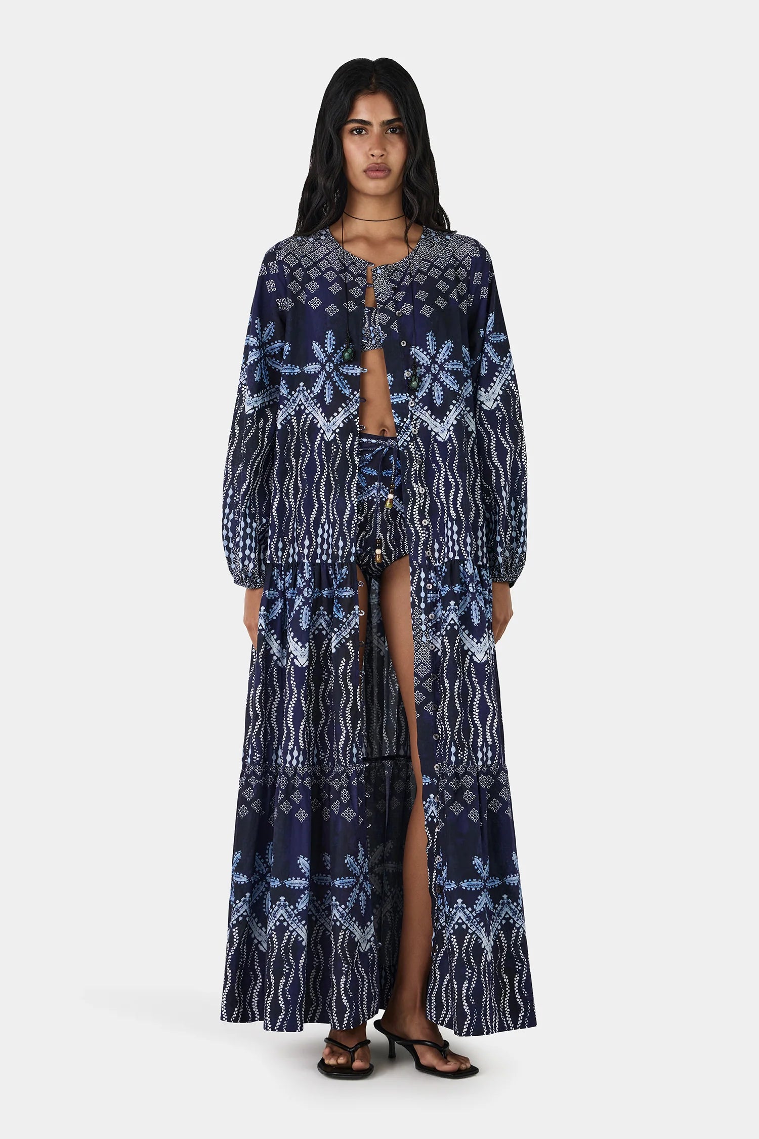 HANSEN & GRETEL Nia Maxi Indigo Drift