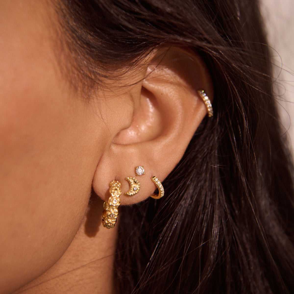 MURKANI Night Sky Studs GOLD