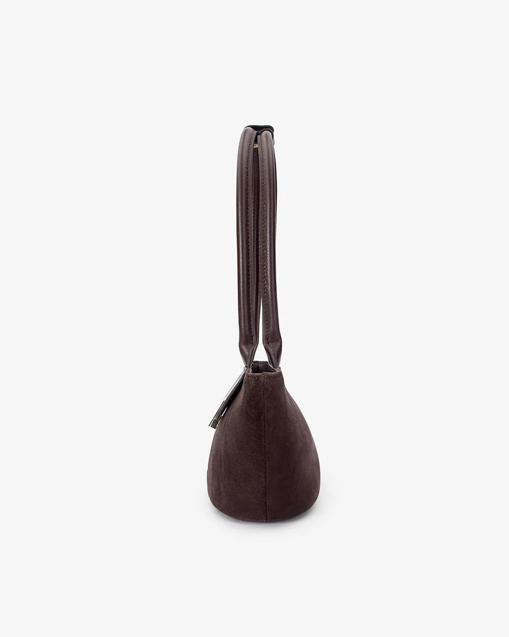 ARLINGTON MILNE Nova Shoulder Bag CHOC PEBBLE