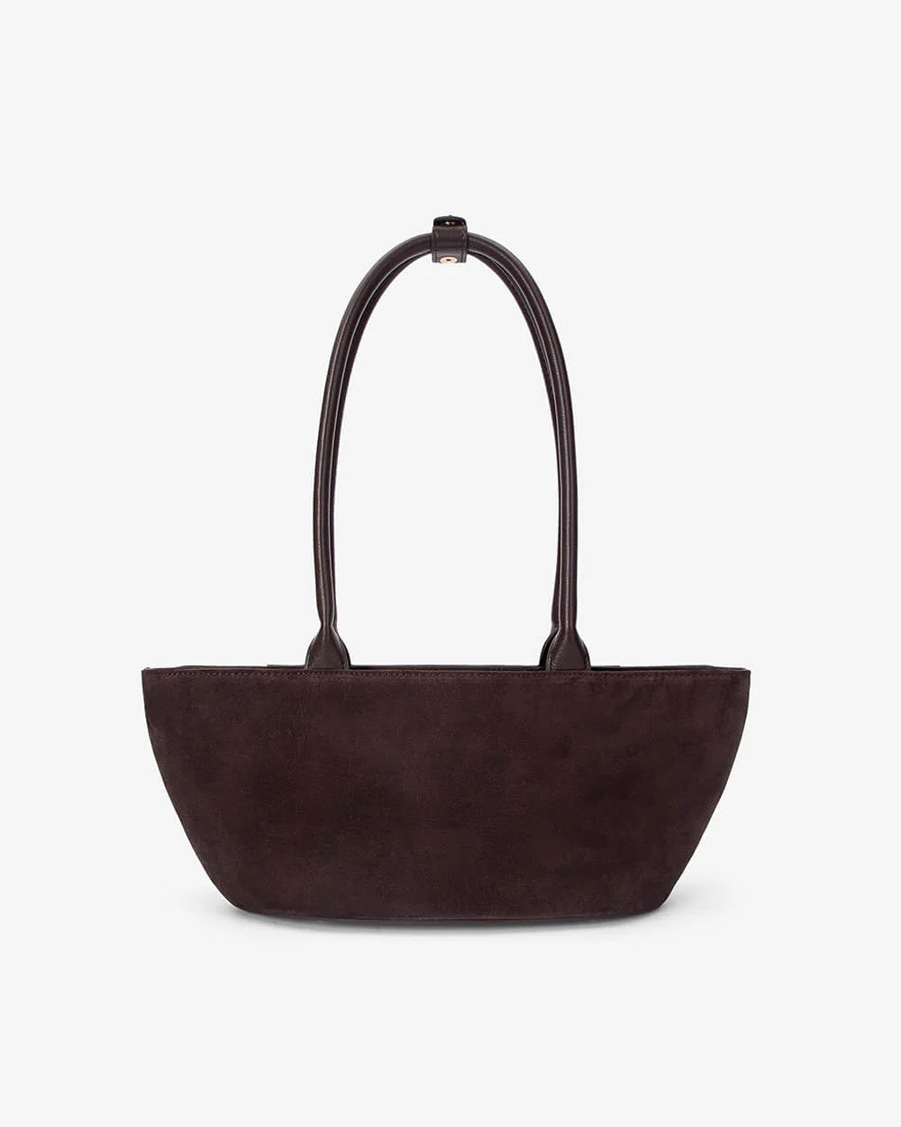 ARLINGTON MILNE Nova Shoulder Bag CHOC PEBBLE