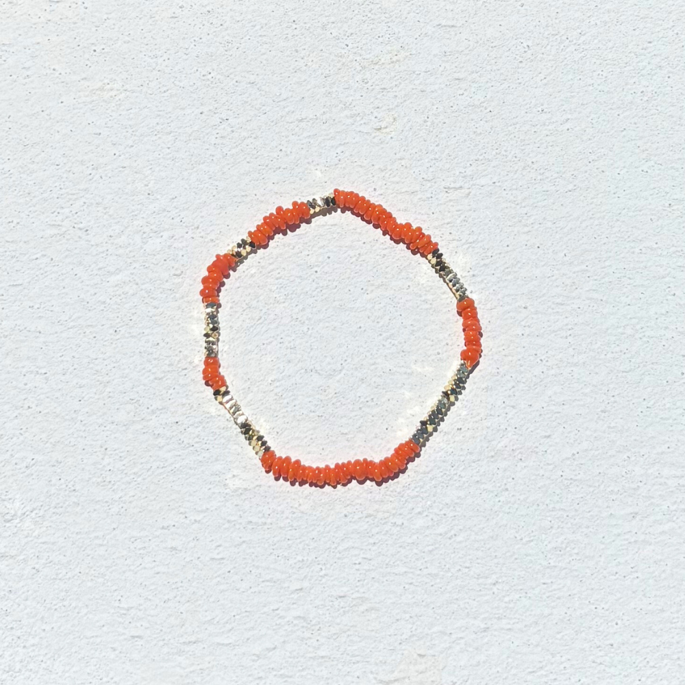 HEI TAI Milos Layer Bracelet ORANGE