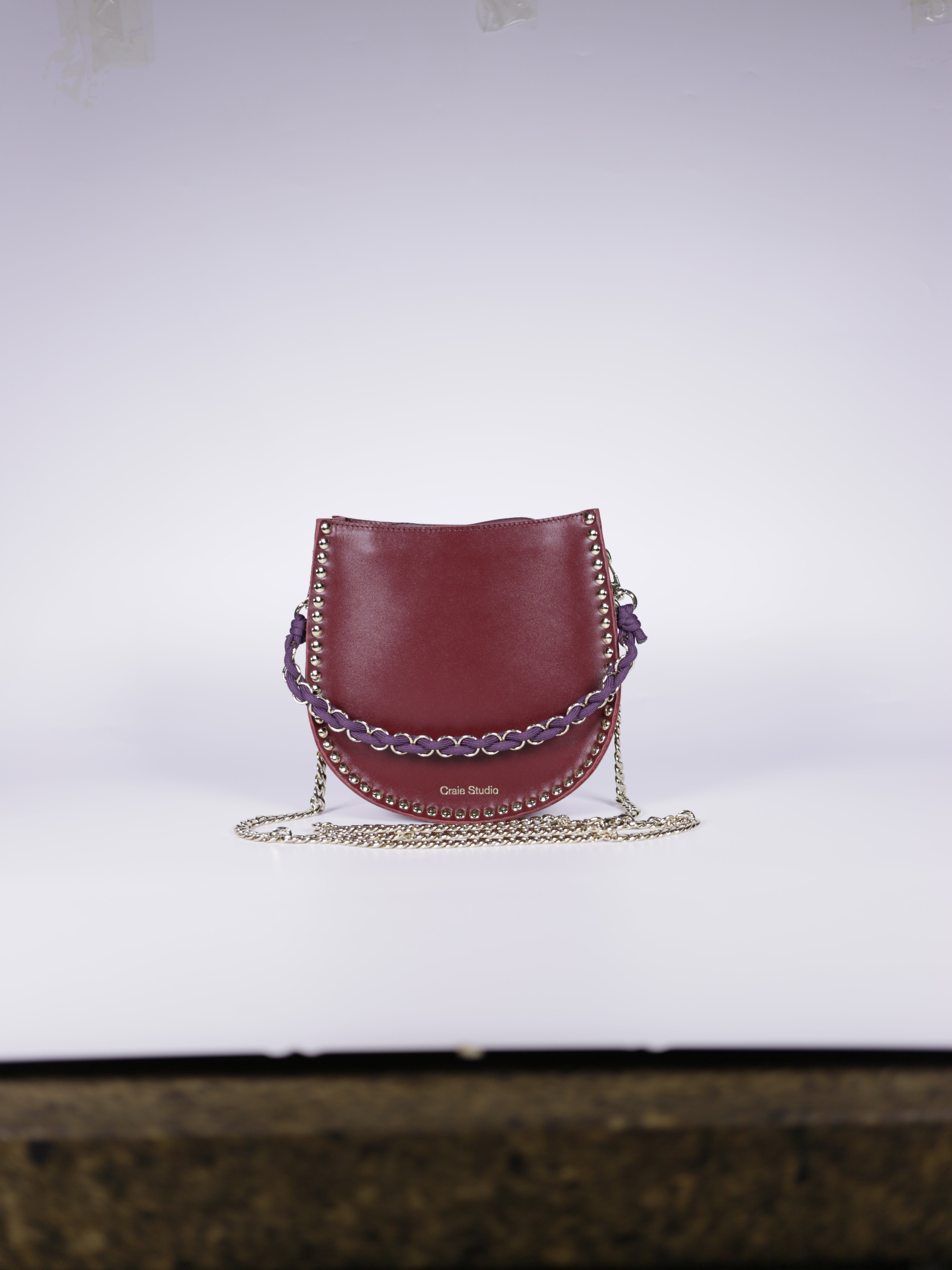 CRAIE STUDIO Oro Clou Bag CHERRY