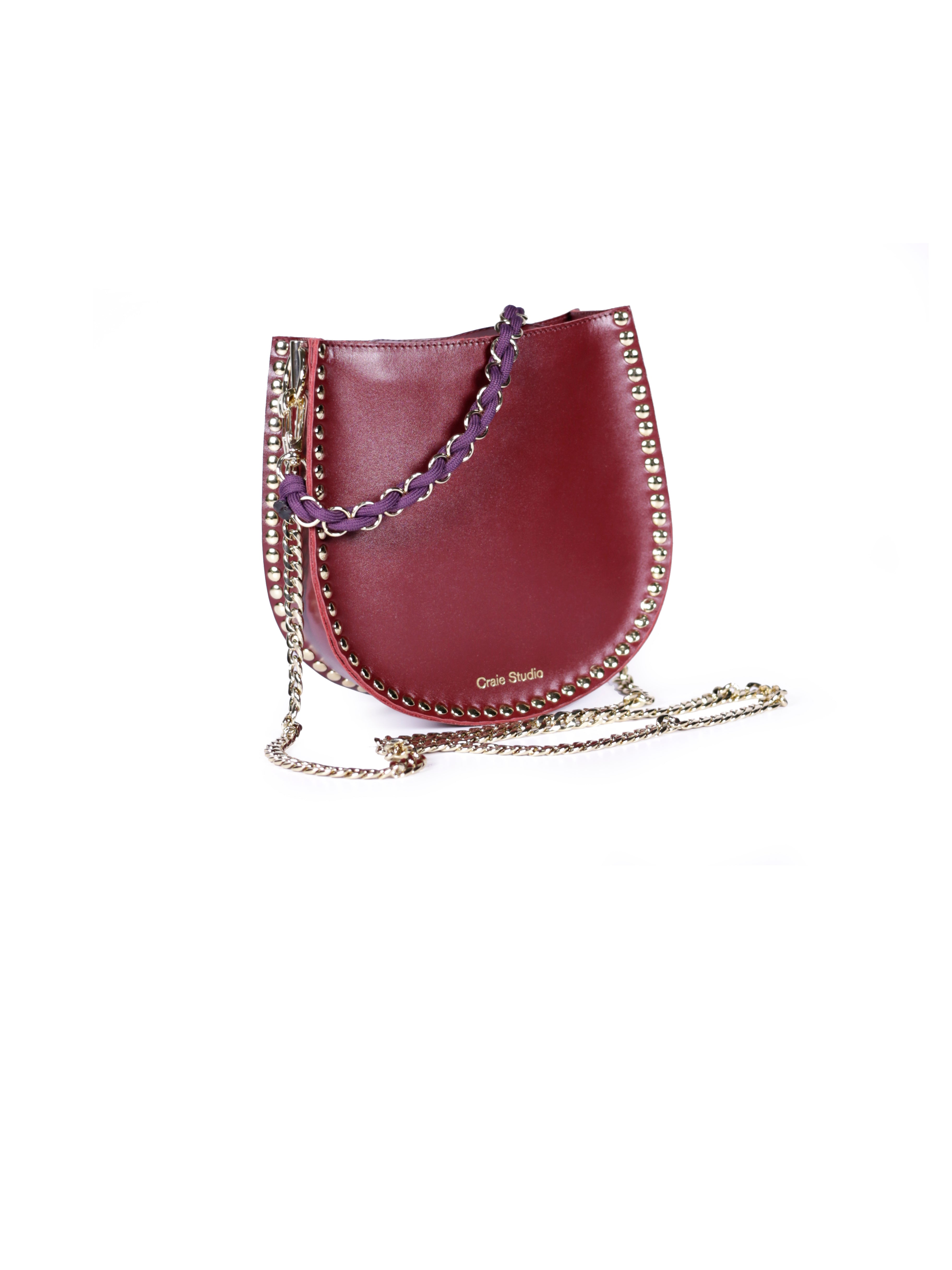 CRAIE STUDIO Oro Clou Bag CHERRY
